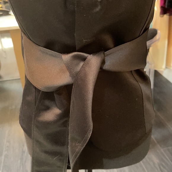 Louis Verdad black satin top ❤️❤️SOLD❤️❤️ - Picture 3 of 7